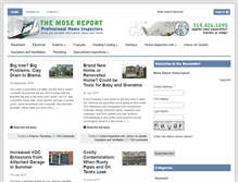 Tablet Screenshot of mosereport.com